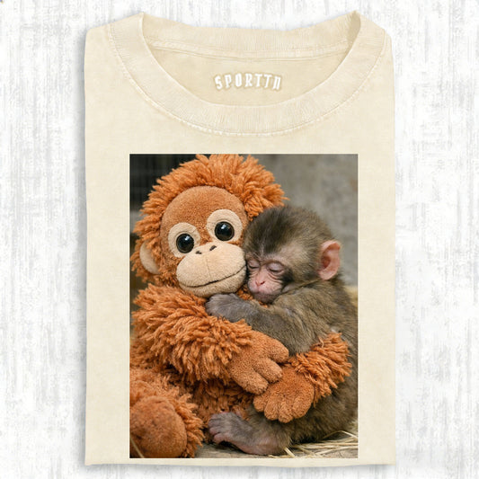 Punch-kun Monkey Meme Graphic Vintage T-shirt/Sweatshirt/Hoodie