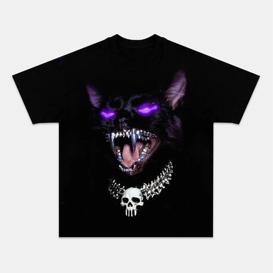 RETRO STREET STYLE & DARK CAT TEE
