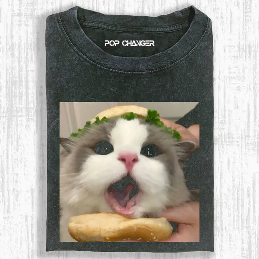 Cat burger V2 TEE