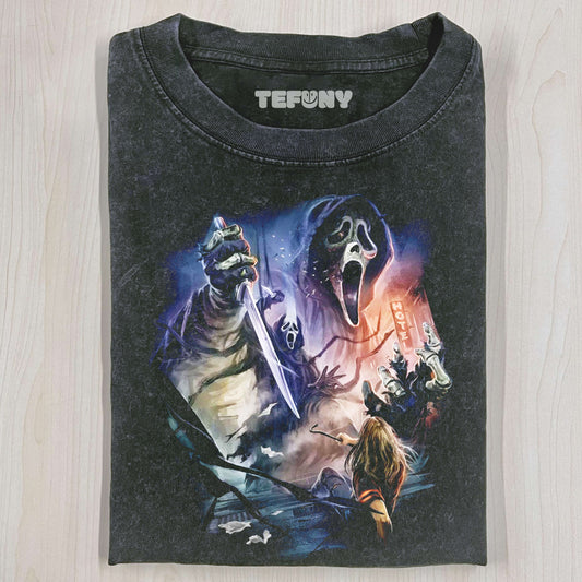 GHOSTFACE POSTER T-SHIRT