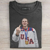 Jack Hughes Champion USA Tee